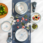 Schafer Iconic 24 Parça Yemek Takımı Mavi